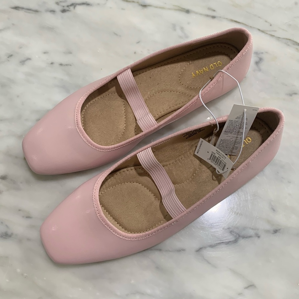 Old Navy Mary Jane Square-Toe Ballet Flats